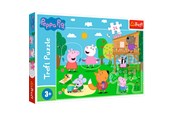 Puzzle - Trefl Puzzle - Peppa Pig - Fun in the Grass (24 Maxi pieces) Podłoga - TFL14342