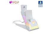 Akcesoria dla graczy - PDP Afterglow Wave - Dual Charger White - Wired - Sony PlayStation 5 - 052-022-WH