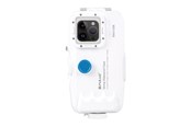 Telefon - Inne akcesoria - Puluz plastic waterproof case for iPhone 14 Plus/Pro Max/13 Pro Max/12 Pro Max/11 Pro Max (white) - PU9116W