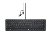 Klawiatura - Dell Wired Collaboration Keyboard KB525C - keyboard - QWERTY - Icelandic - black Input Device - Klawiatury - Islandzka - Czarny - KB525C-IC-EMEA