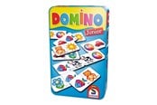 gry-planszowe-karciane-i-kosci - Schmidt Domino Junior Aluminium Box (EN) - 51240
