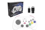 Akcesoria dla graczy - Retro-Bit PRO - White - Wireless Controller - Sega Saturn - 7350002934937