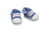 Lalki i akcesoria - Heless Doll Shoes Sneakers Blue 30-34 cm - 4471