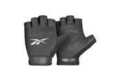 Sport i fitness - Reebok Rękawiczki fitness - Black L - RAGB-14603BK
