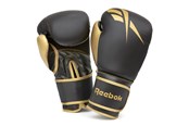 Sport i fitness - Reebok Retail 16 oz Rękawice Bokserskie - Gold / Black - RSCB-11117GB-16