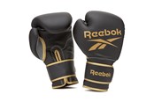 Sport i fitness - Reebok Retail Rękawice Bokserskie - 10oz - Gold/Black - RSCB-12010GB-10