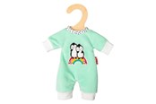 Lalki i akcesoria - Heless Velor Penguin Doll Bodysuit 20-25 cm - 9181