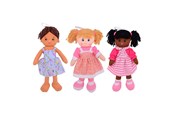 Lalka, mis i akcesoria - Johntoy Baby Rose Soft Doll 40cm. - 27695
