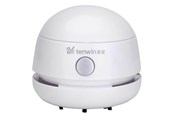 Akcesoria do biura - Tenwin Rechargeable Mini Vacuum desktop cleaner 8052-2 micro USB (white) - TW8052-2