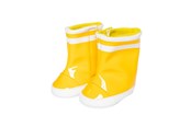 Lalki i akcesoria - Heless Dolls Rain boots Yellow 30-34 cm - 1401
