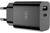 Telefon - Adapter i Ladowarka - HMD Dual Port Wall Charger 30W - Black - 8P00000301