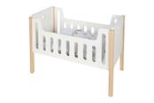 Lalka, mis i akcesoria - Small Foot - Wooden Doll Bed Little Button - 12495