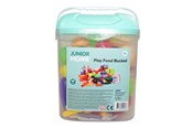 Zabawa w kuchnie i akcesoria - Junior Home Play Food Bucket 90 pcs - 505153