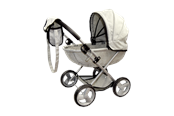 Lalka, mis i akcesoria - Happy Friend Pram - 504374