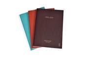Zeszyty, notesy i formularze - KOZO Memo Book A5 3 Pack Coffee Bric Steel Blue - 321701