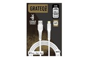 Kabel USB - Grateq PRO Lightning cable - Lightning / USB - 1.5 m - 86030GC