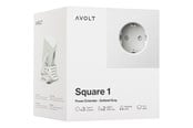 Przełączniki - AVOLT Square 1 with 30W Dual USBC & Magnetic base 1.8m Gotland Gray - SQ1-EUFC20-18GG