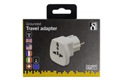 Kable - rózne - Deltaco Travel adapter UK/US/Italy/Switzerland - EU 250V - 95300