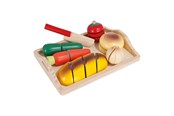 Zabawki drewniane - Eichhorn Wooden Cutting Set 8pcs. - 100003731