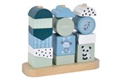 Zabawki dla niemowląt - Eichhorn Wooden Stacking Puzzle Panda 15 pieces. - 100003814