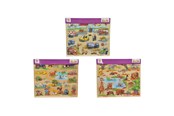 Zabawki dla niemowlat - Eichhorn Wooden Mega Stud Puzzle - 100005454