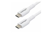 Kabel USB - StarTech.com 3m White USB-C Charging Cable USB C Cable 60W 3A PD - USB-C cable - 24 pin USB-C to 24 pin USB-C - 3 m - USB2CC3MWHE