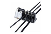 Akcesoria dla myszy i klawiatury - StarTech.com Peripheral Cable Anchor Lock Keyboard/Mouse Cable Trap - security cable anchor - CABLE-ORGANIZER-LOCK