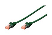 Kabel sieciowy - DIGITUS Professional patch cable - 10 m - green - Zielony - 10m - DK-1644-100/G