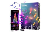 Inteligentny dom - Twinkly Candies - string lights - LED x 100 - 7 W - RGB light - candle - transparent - TWKC100RGB-T