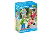 Figurki - Playmobil Grandparents with Baby - 71613