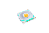 Wentylator obudowy - Lian Li UNI FAN SL Wireless LCD White - Wentylator obudowy - 120mm - Biały z oświetleniem RGB - 29 dBA - G99.12SLLCD1W1W.00