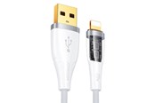 Kabel USB - Joyroom Star-Cloud Series A3 USB-A / Lightning Cable 2.4A 1.2m with Smart Switch - White - S-UL012A3 1.2m White