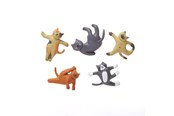 Gadżety - Kikkerland Cat Yoga Magnets (MG89) - MG89