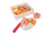 Zabawa w udawanie - Bigjigs Wooden Box with Sliced Bread 17pcs. - BJ487
