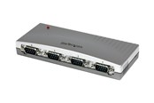 Adapter Sieciowy (karta sieciowa, serwer druku, itp.) - StarTech.com 4 Port USB to Serial RS232 Adapter - DB9M - RS232 Extension - Serial to USB (ICUSB2324) - serial adapter - USB - RS-232 x 4 - ICUSB2324