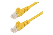 Kabel sieciowy - StarTech.com 0.5m Yellow Cat5e / Cat 5 Snagless Ethernet Patch Cable 0.5 m - patch cable - 50 cm - yellow - Żółty - 0.5m - 45PAT50CMYL