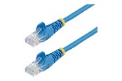 Kabel sieciowy - StarTech.com 0.5m Blue Cat5e / Cat 5 Snagless Ethernet Patch Cable 0.5 m - patch cable - 50 cm - blue - Niebieski - 0.5m - 45PAT50CMBL