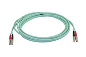 Kabel sieciowy - StarTech.com Aqua OM4 Duplex Multimode Fiber - 3m/ 9 ft - 100 Gb - 50/125 - OM4 Fiber - LC to LC Fiber Patch Cable (450FBLCLC3) - network cable - 3 m - aqua - Niebieski - 3m - 450FBLCLC3