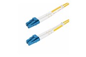 Kabel sieciowy - StarTech.com 25m (82ft) LC to LC (UPC) OS2 Single Mode Duplex Fiber Optic Cable - patch cable - 25 m - yellow - Żółty - 25m - SMDOS2LCLC25M