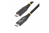 Kabel USB - StarTech.com 50cm (1.6ft) USB4 Cable USB-IF Certified USB-C Cord 40Gbps - USB-C cable - 24 pin USB-C to 24 pin USB-C - 50 cm - 50C-40G-USB4-CABLE