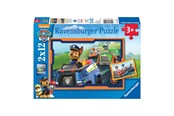 Puzzle - Ravensburger PAW Patrol Puzzle - PAW Patrol in Action 2x12pcs. Podłoga - 075911