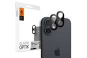 Telefon - Inne akcesoria - Spigen Glass tR Optik 2 Pack - black - iPhone 16/16 Plus - AGL07922