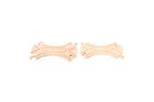 Zabawki drewniane - Bigjigs Wooden Rails - 2-sided Left/Right Split - BJT174