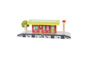 Zabawki drewniane - Bigjigs Wooden Rails - Village Station - BJT190