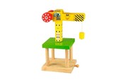 Zabawki drewniane - Bigjigs Wooden Rails - Crane - BJT175