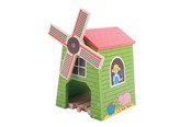 Zabawki drewniane - Bigjigs Wooden Windmill - BJT247