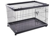 Psy - FLAMINGO - Dogkennel on Wheels Pasy - Black - 97.5 x 66.5 x 69cm - 540058517243