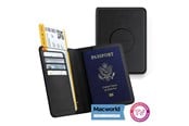 Wolny czas i Podróże - Satechi Vegan-Leather FindAll Passport Cover - Black - ST-VPCK