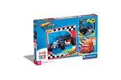 Puzzle - Clementoni Jigsaw Puzzle Super Color Square Hot Wheels 3x48pcs. - 25313