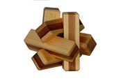 Puzzle - Eureka 3D Bamboo Brain Puzzle Firewood Puzzle 3D - 52473130